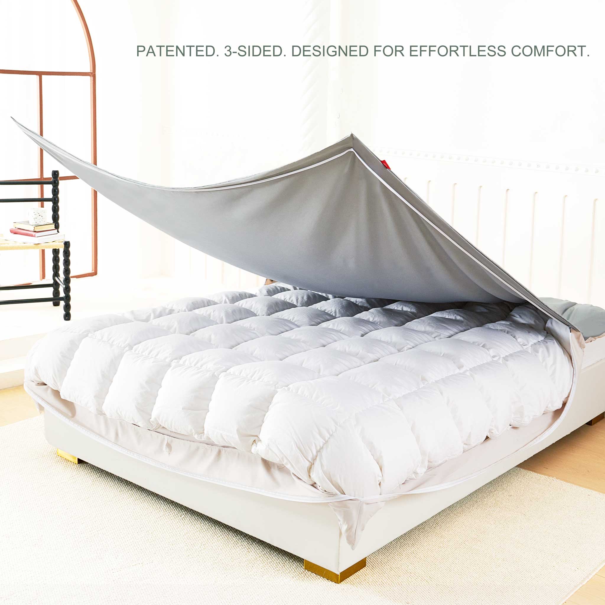 Redssen 2025 First-of-its-kind Smart Zipper Duvet Cover Set
