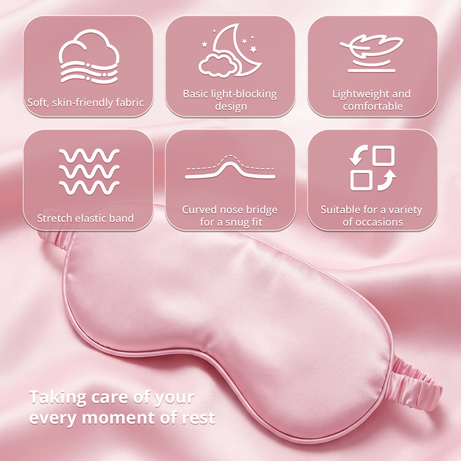 2pcs Sleep Mask Set