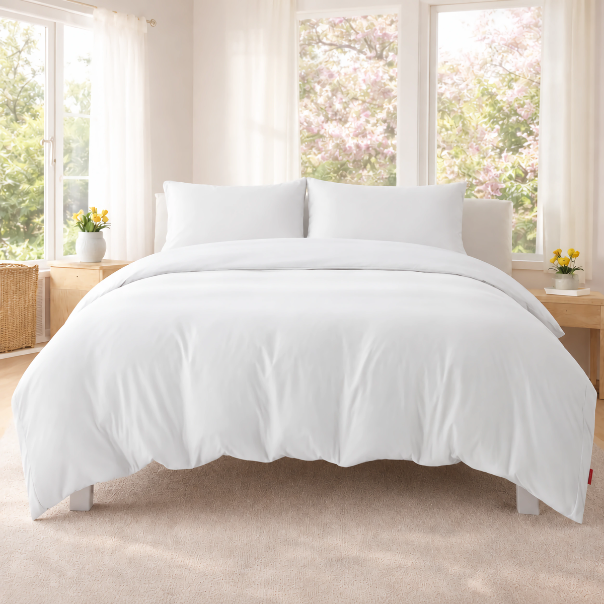 Cloud White Duvet Cover Set