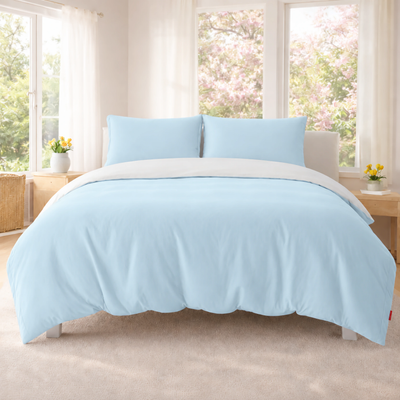 ice Blue Duvet Cover