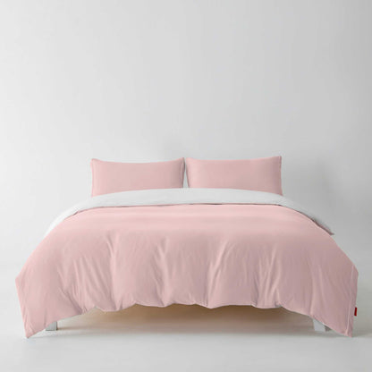 3-Sided Zipper Duvet Cover Set  · Cloud Green