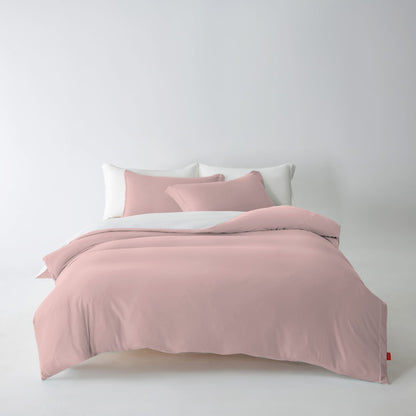 3-Sided Zipper Duvet Cover Set  · Cloud Green