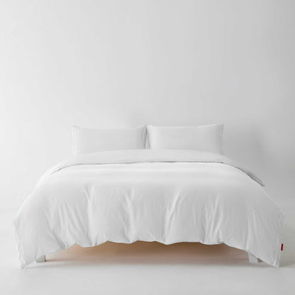 3-Sided Zipper Duvet Cover Set  · Cloud Green
