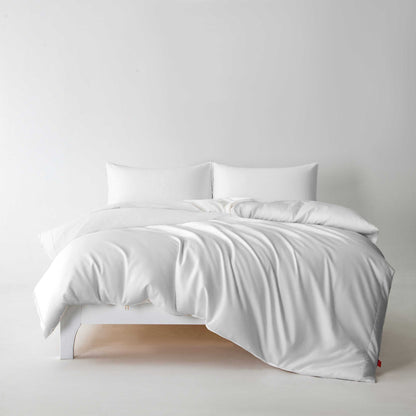 3-Sided Zipper Duvet Cover Set  · Cloud Green