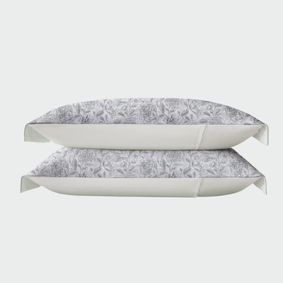 🎁 2pk Pillowcases - Grey Bloom Floral (100% off)