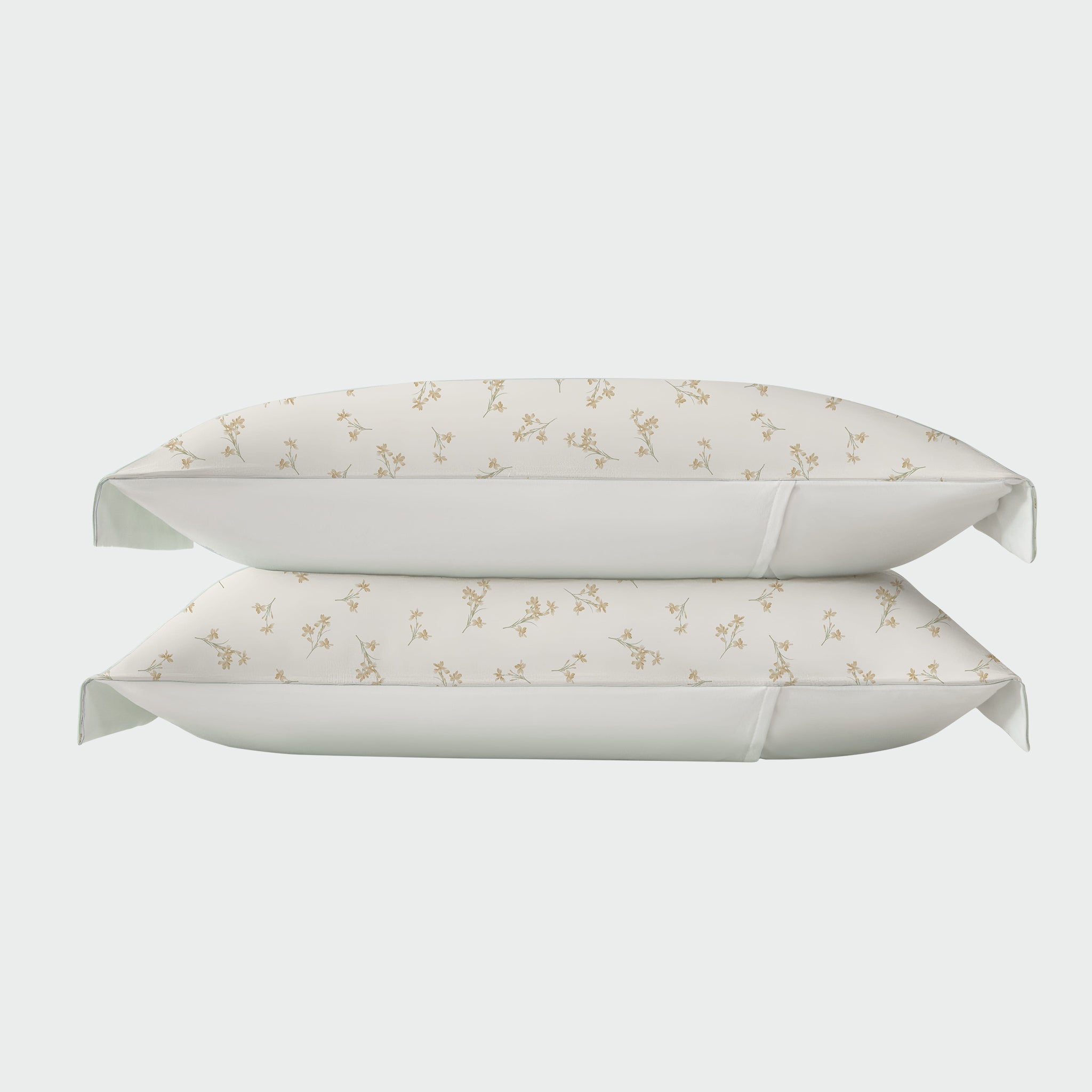🎁 2pk Pillowcases - Yellow Floral (100% off)