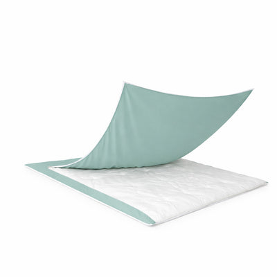 Redssen duvet cover with patented 3-sided zip opening design  #color_cloud-green